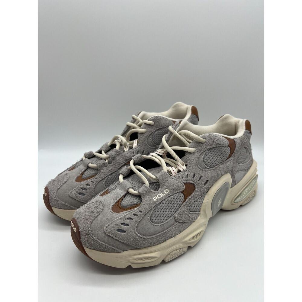 Polo Ralph Lauren Modern Trainer 100 Gray Size 10 NEW - Picture 9 of 12